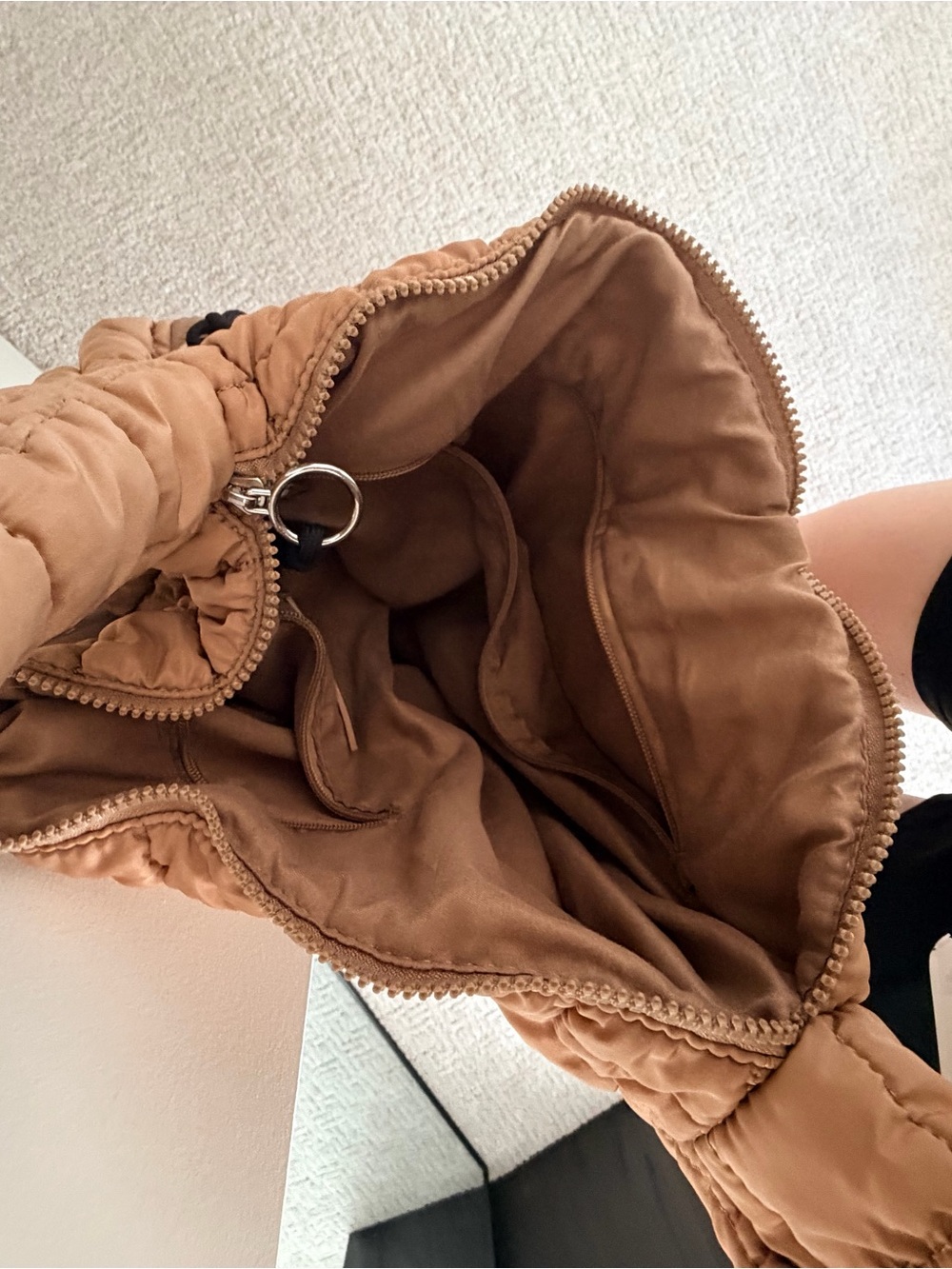 FP Movement by Free People Quilted Puffer Crossbody Bag in Tan - Picture 4 of 6